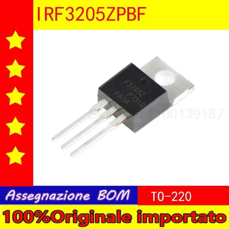 

10 шт./лот, домашняя мебель IRF3205ZPBF до 55 в/75 a - 220-N, прямой МОП-транзистор