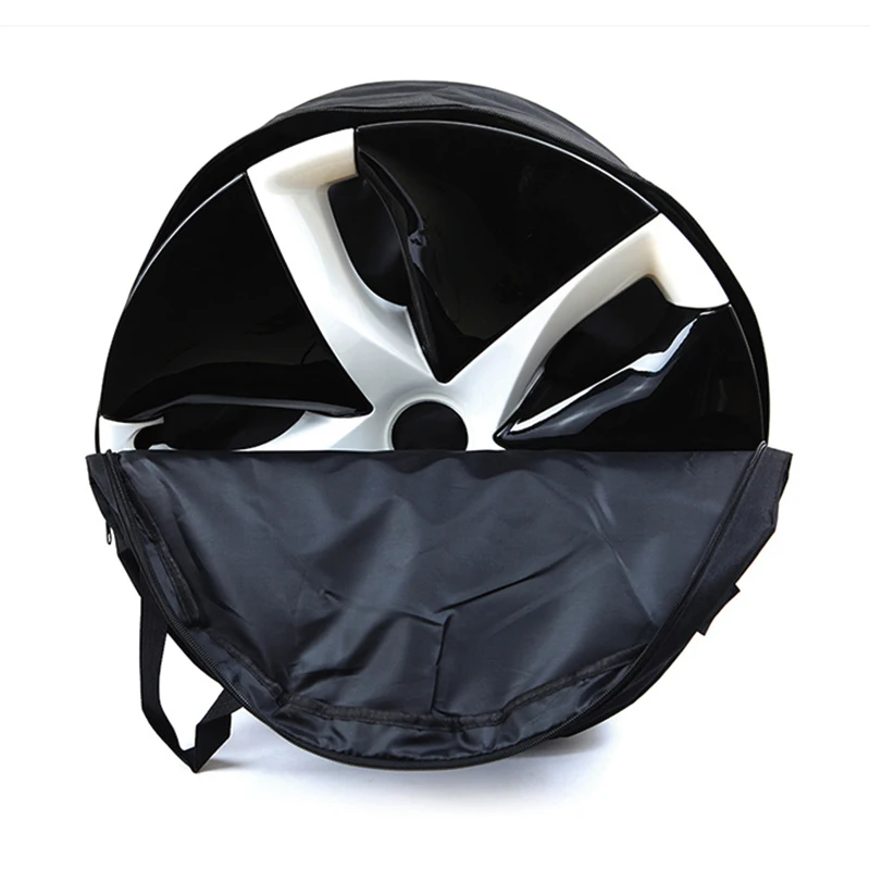 

KCOOSO Water Proof 18-19 Inch Wheel Hub Cover Storage Bag Black Hubcaps Protective Bags For Tesla Model 3 / Y