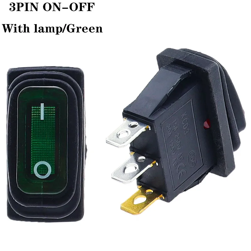 

Водонепроницаемый трехпозиционный переключатель KCD3