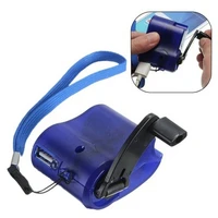 usb emergency charger hand crank power flashlight cellphone charger household emergency equipment manual power supply