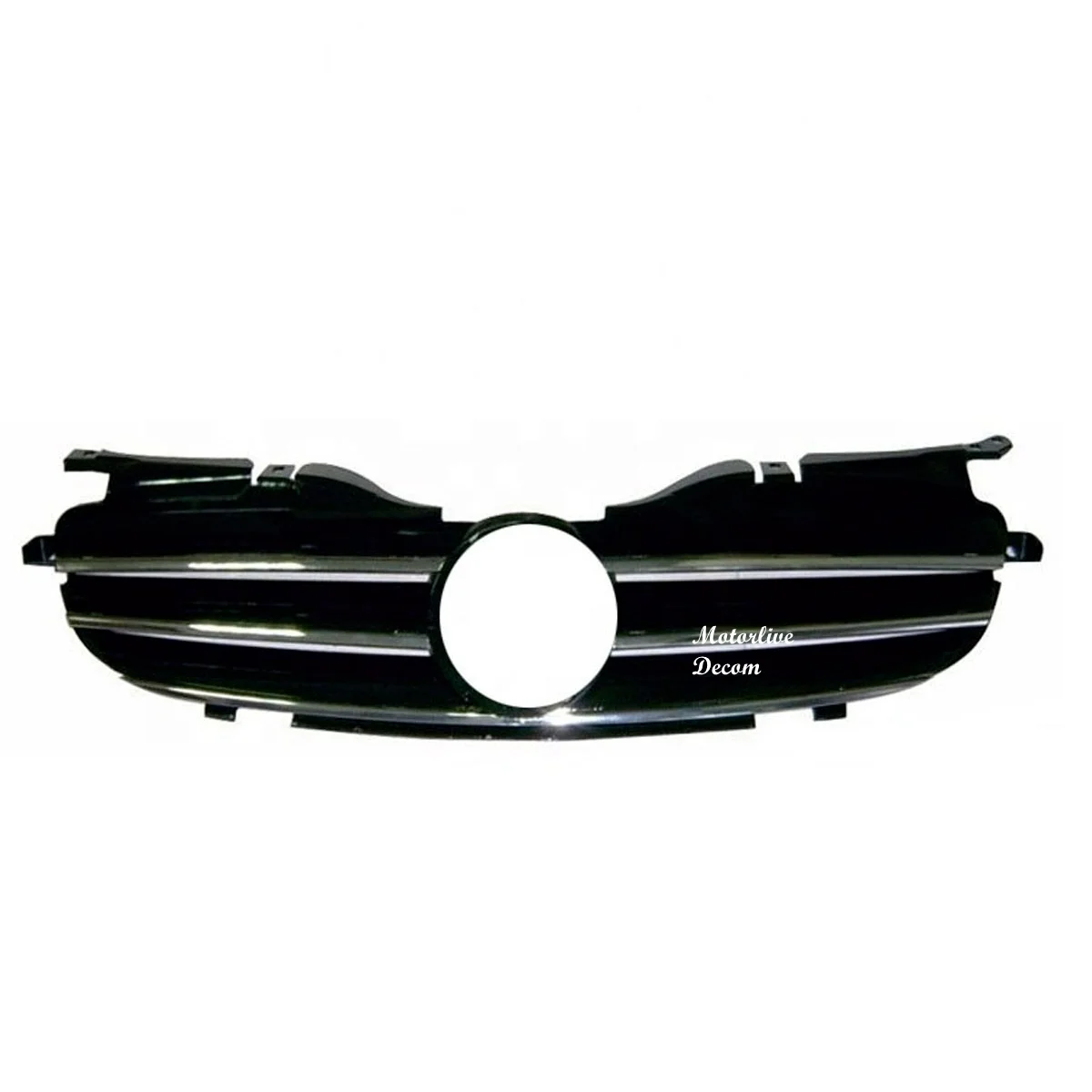

For Mercedes Benz R170 W170 AMG SLK Class 98-04 Upper Bumper Mesh Grille Chrome