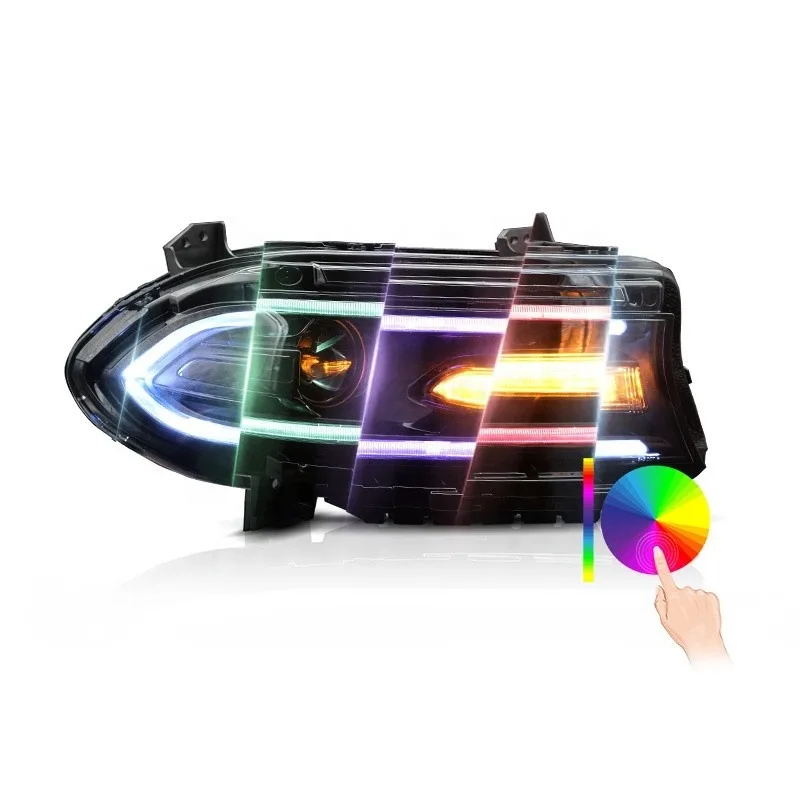 Оптовая продажа Налобные фонари высокого качества налобный фонарь R/T Φ RGB