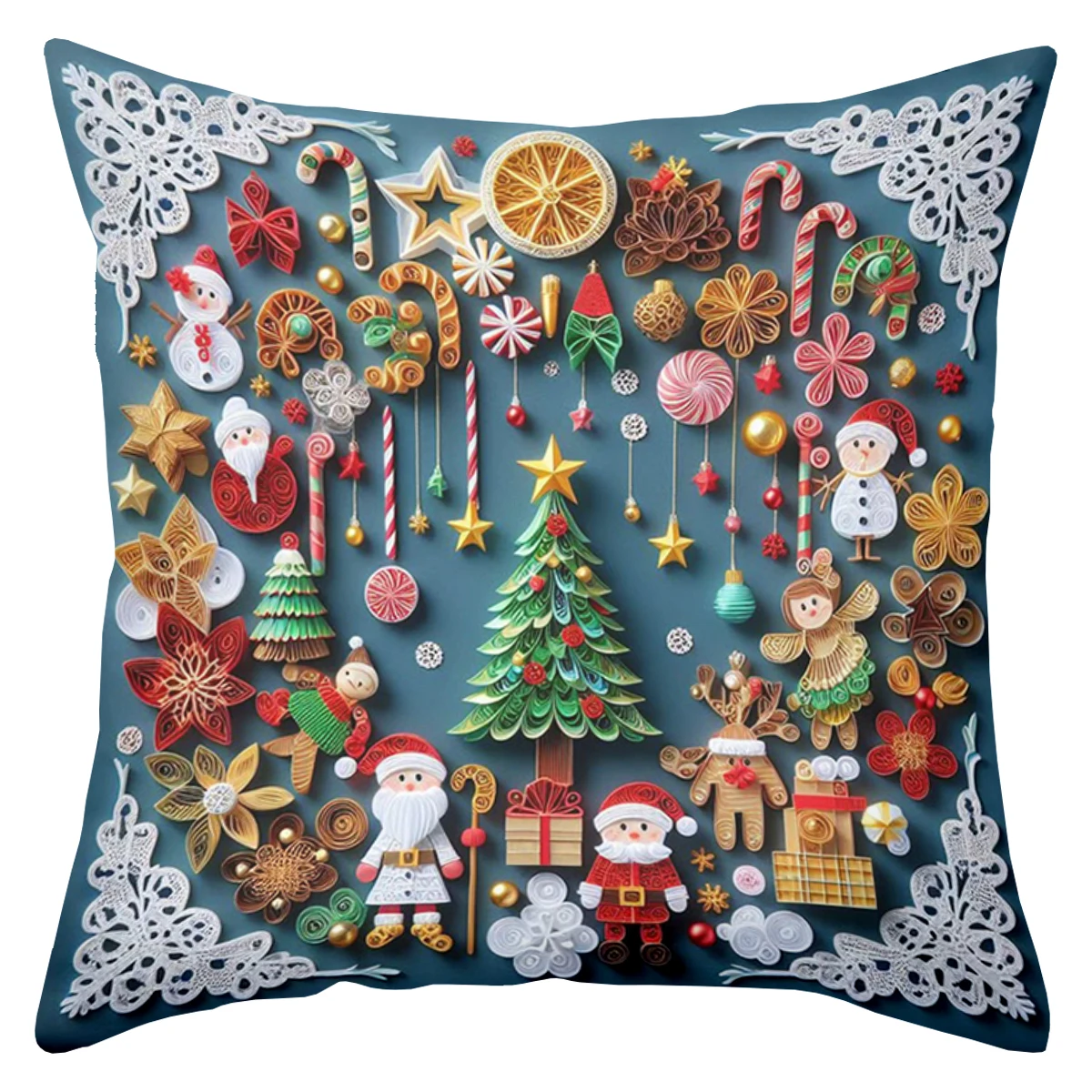 

Рождественские наволочки 45x45 см, полиэстер