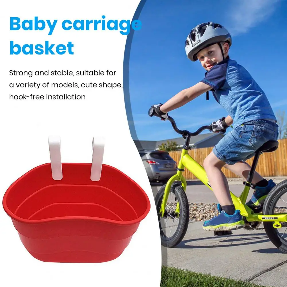 

Practical Burr Free Smooth Edge Kids Scooter Bicycle Front Basket Bike Accessories Children Bike Basket Cycling Bike Basket