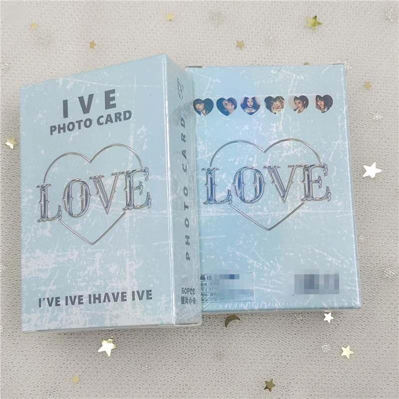 

55 Sheets / Set IVE THE 1ST ALBUM LOMO Card Photo Card Album Card Girl Group Eleven Fan Collection Gift Printing Photo Postcard