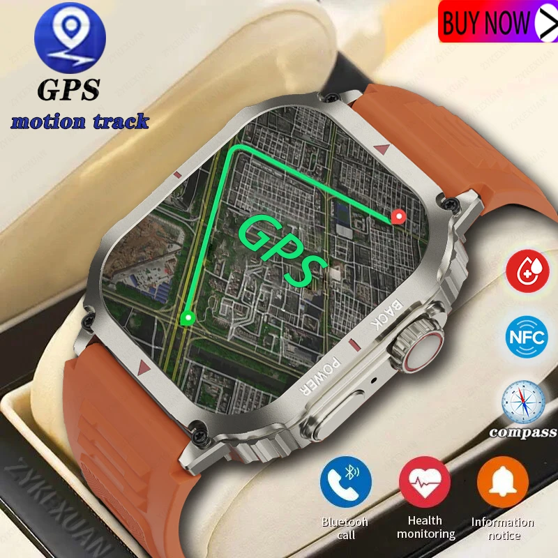 

Смарт-часы для Xiaomi Huawei, 1,95 дюйма, водостойкие IP68