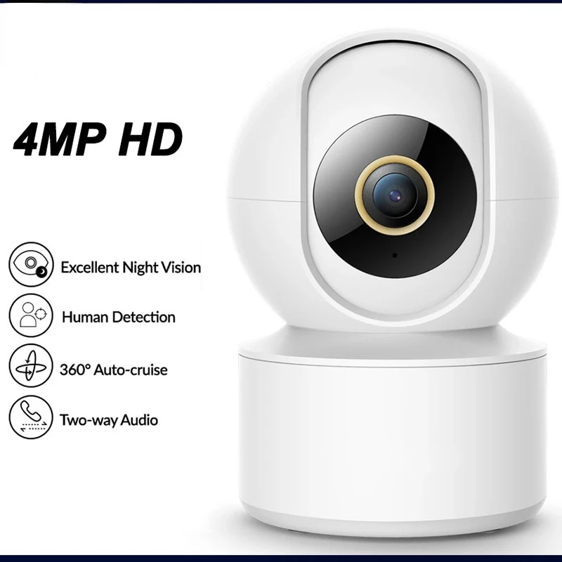 

C21 Wifi 2.5K 4MP Camera Vedio Surveillance IP Smart Indoor Home Security Baby Monitor 360view Starlight HD Night ViSion Cam
