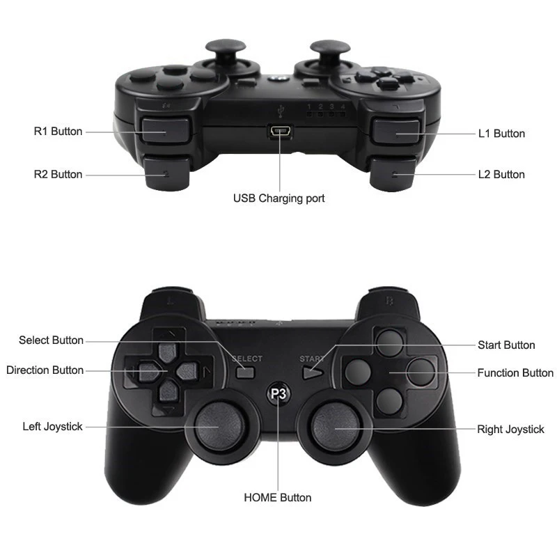 For SONY PS3 Controller Support Bluetooth Wireless Gamepad for Play Station 3 Joystick Console forPS3 Controle For PC images - 6