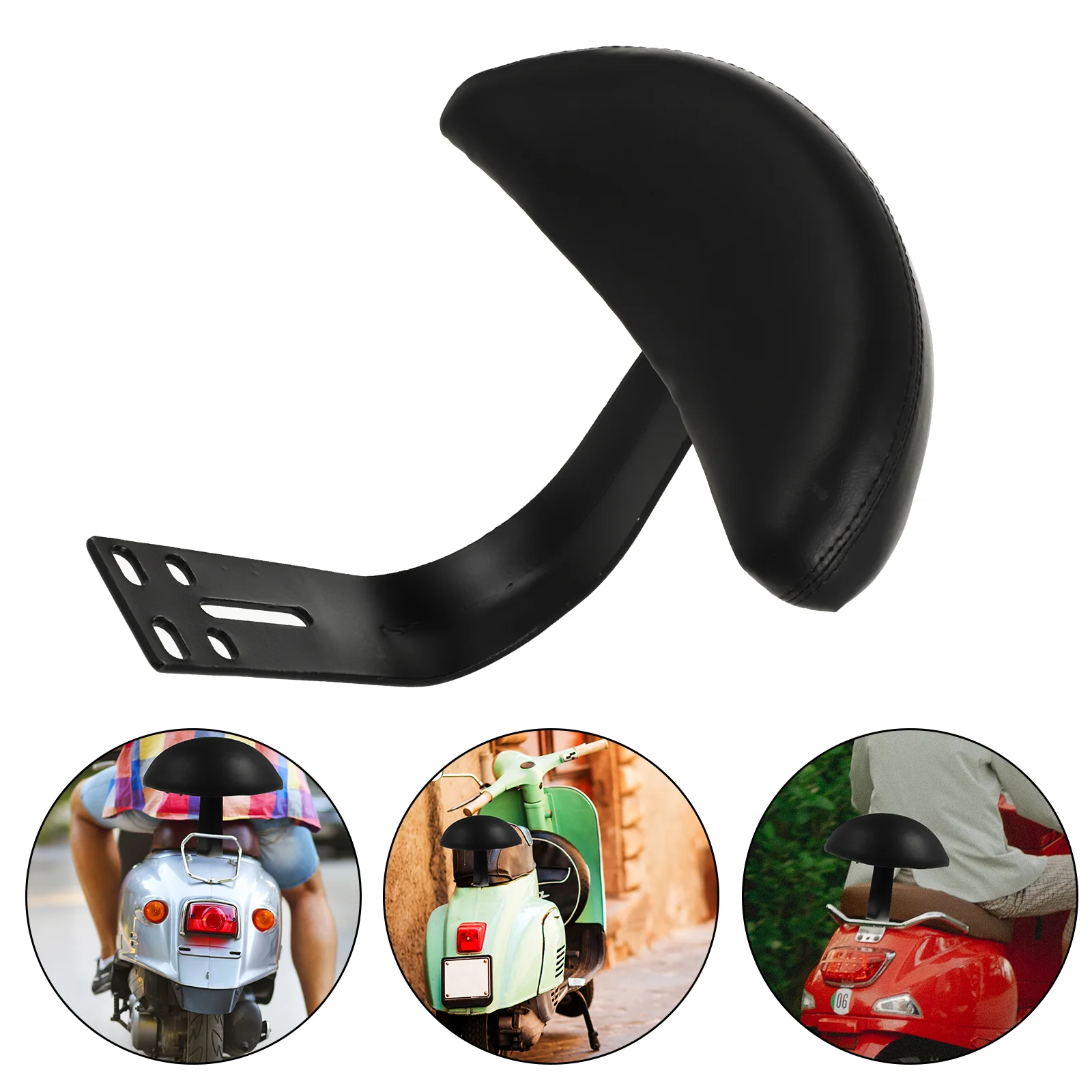 

Bike Backrest Rear Cushion Rack Esaddle Road Driver Seat Chair Pad Motorcycle Support Electric Childsafetyrest Seats