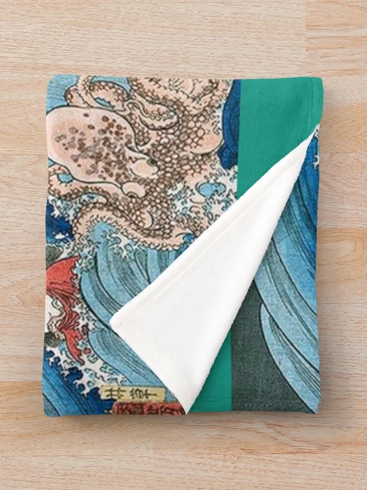 Японский принт Edo uikyo-e с деревянными блоками: Tamatoro-Hime at the Dragon Palace от Утагава