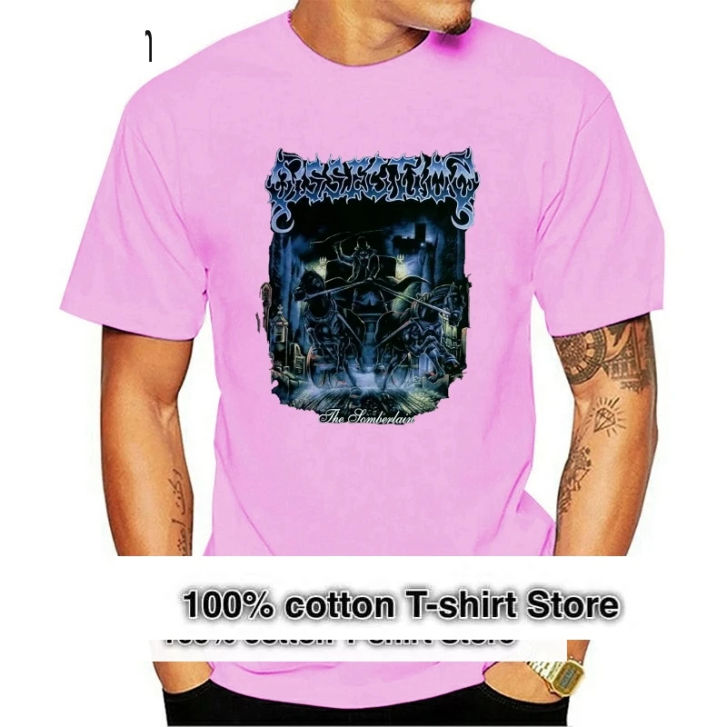 

Dissection Somberlain T Shirt S M L XL XXL XXXL Black Death Metal T-Shirt Official T-shirts