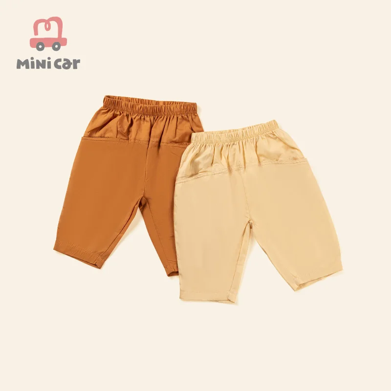 Mini Car 2022 Spring And Summer New Baby Pants Solid Boys Girls Pants Fashion Kids Trousers