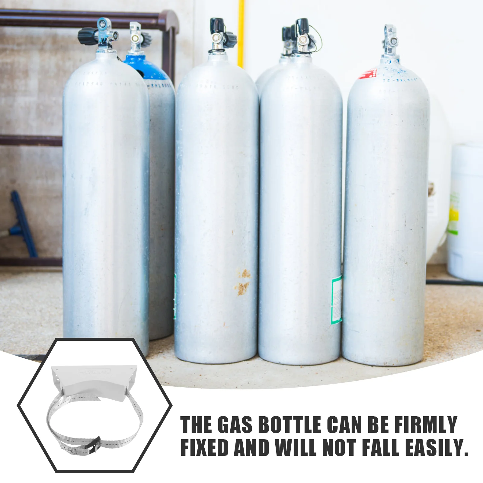 Настенный держатель для газовой бутылки стойка инструментов из полиэстера и