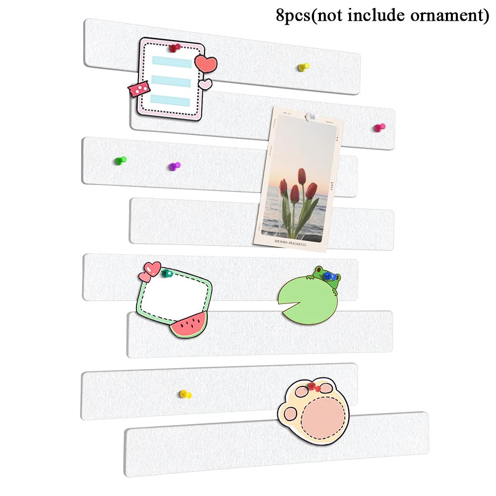 

Фетровые пробковые полоски для доски 8 шт