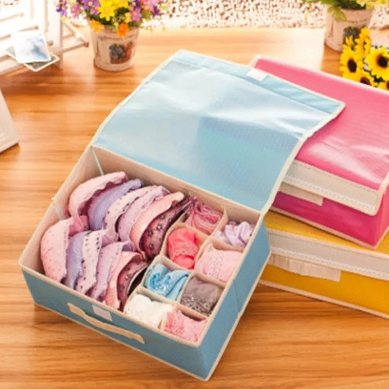 Новый Монотонный Ящик Для Хранения Нижнего Белья Из Нетканого Материала