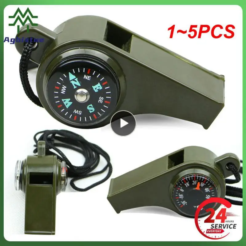 

1 ~ 5 шт. 3 в 1 свисток для выживания многофункциональный легкий свисток термометр компас для кемпинга туризма и активного отдыха