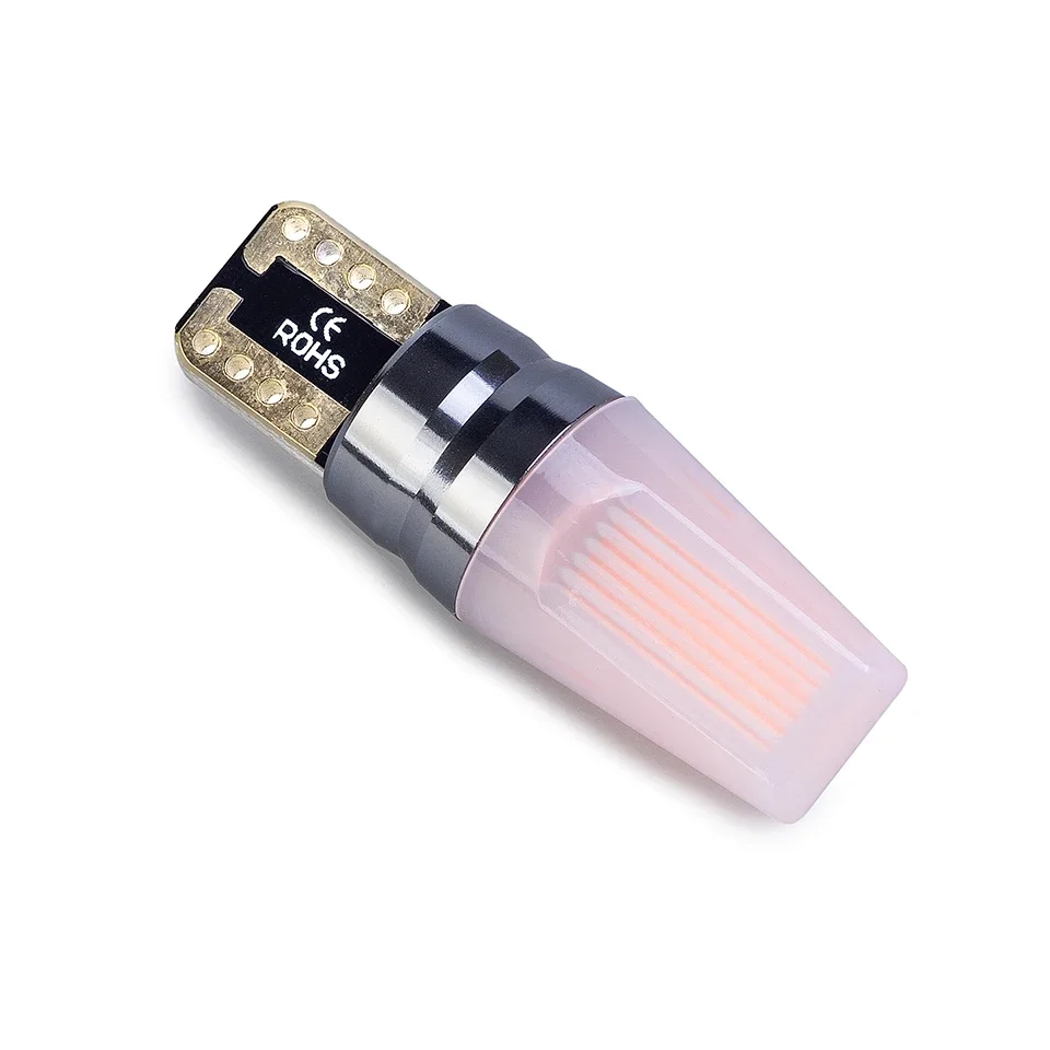 

1X W5W T10 фотоакриловая Сапфировая Автомобильная сигнальная лампа 12 В Автомобильная фотолампа с клиновидным цоколем для двери лампа для чтения багажника поддерживается