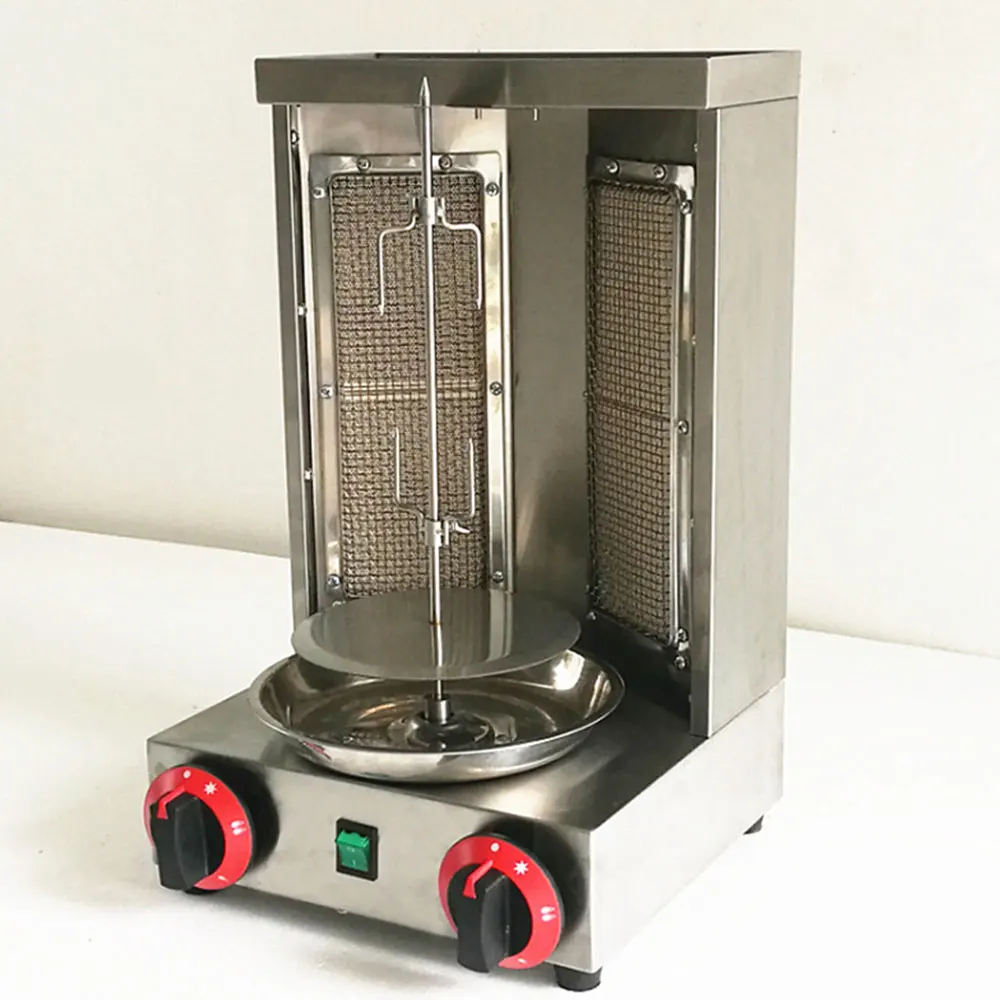 Коммерческий газовый гриль для барбекю шампуры автоматическая машина вращения