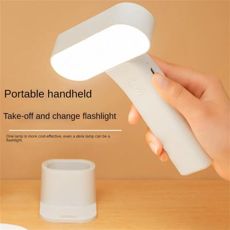 

Eye Protection Table Lamp Usb Rechargeable Hanging Standing Desktop Small Desk Lamp For Learning Reading Led Lamp Night Light