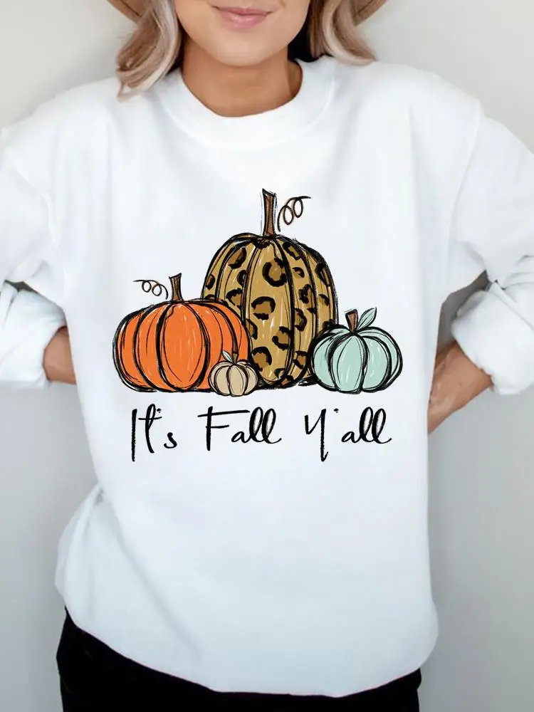 

Свитшот женский с леопардовым принтом, на День Благодарения, осень