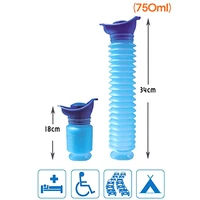 male female emergency urinal go out travel camping car toilet pee bottle 750ml