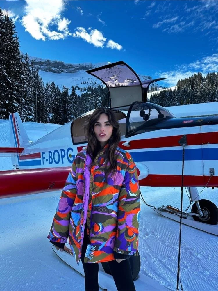 Рисунок 5 - Женское хлопковое пальто с цветочным принтом