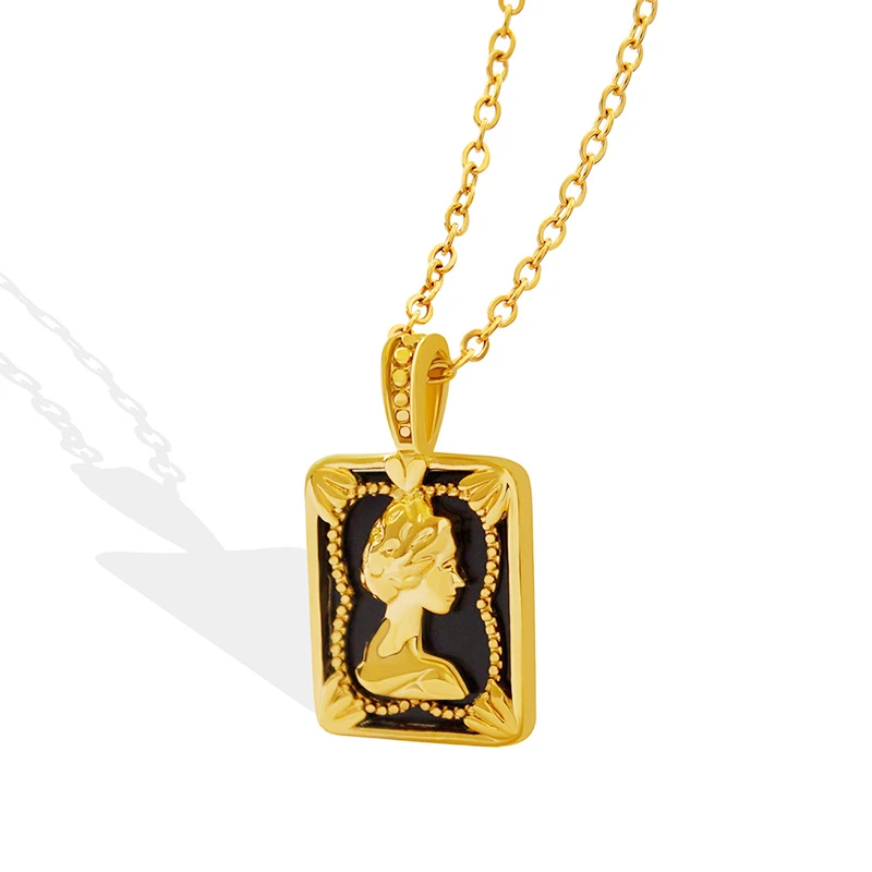 

Минималистичное колье Amaiyllis из 18-каратного золота с цепочкой до ключиц индивидуальное модное позолоченное ожерелье ювелирные изделия