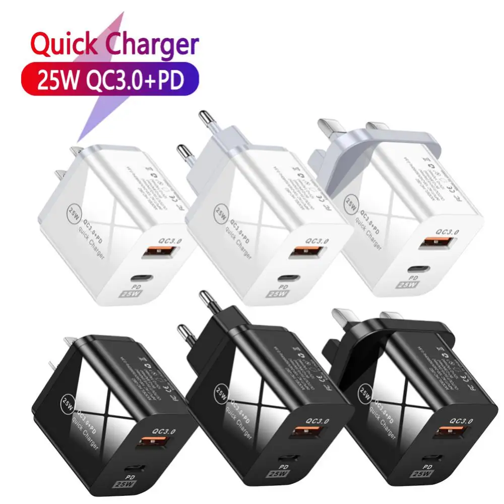

Portable Fast Charging Head Fast Charging 5a Type-c Adapter 25w Charging Adapters Phone Accessories Portable Qc3.0 Phone Charger