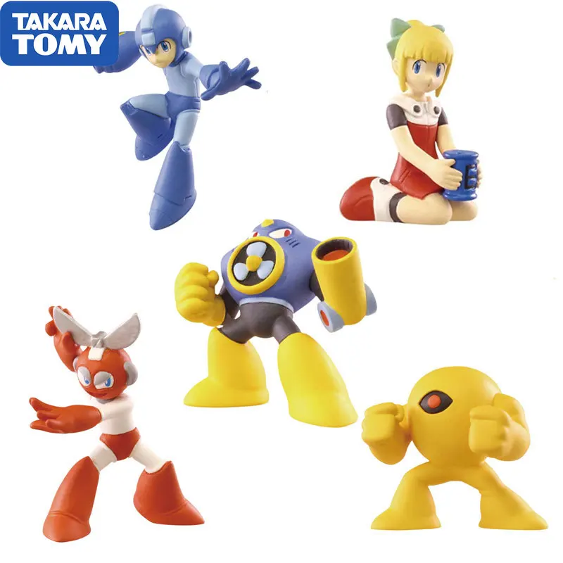 

Rockman Mega Man Roll TOMY Genuine Gashapon CUTMAN AIR MA Anime Figures Action Figure Collection Model Toy Gift for Children