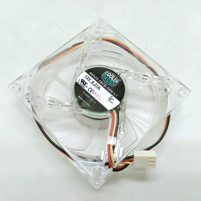 Оригинальный Cooler Master A8025-18CB-5BN-L1 8025 80 мм 8 см корпус компьютера процессор