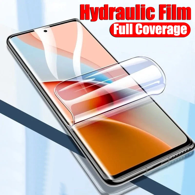 4PCS Full Cover Hydrogel Film For Redmi Note 10 9 8 Pro 9A 9T Film For Xiaomi Redmi Note 10 11 Pro 9S 11S 11T Screen Protector images - 6