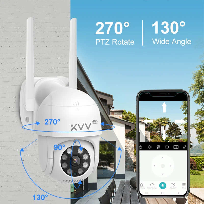 Уличная камера Smart P1 поворот на 270 ° Wi-Fi