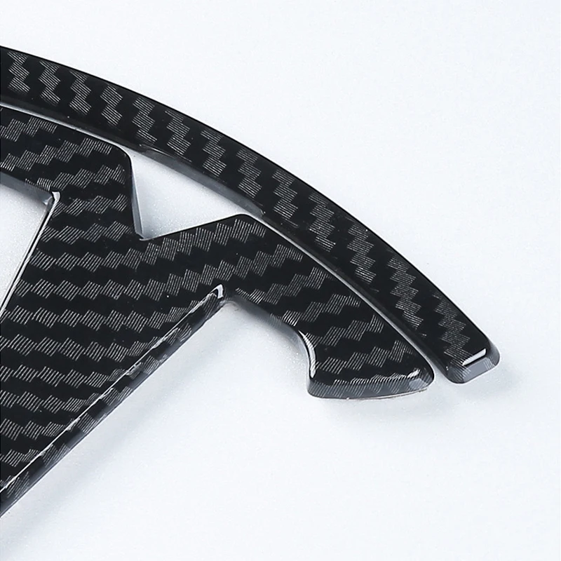 

Afly 3PCS Carbon Fiber Sticker for Tesla Logo Model Y 2021 2022 Front Rear Trunk Styling Logo Emblem Paste Car Accessories