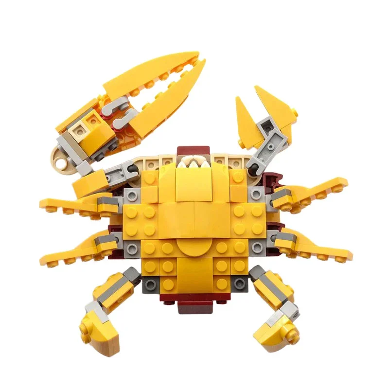 Фото Набор для сборки модели краба MOC Creator 3 (183 детали) – развивающий конструктор для детей, идеальный подарок на Рождество и День рождения №3
