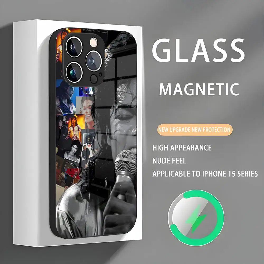 Чехол для телефона M-MichaelS J-Jackson Iphone 16 Pro Max Case 15 14 13 12 11 X XR XS XSMAX 8 Plus Mini Стеклянный