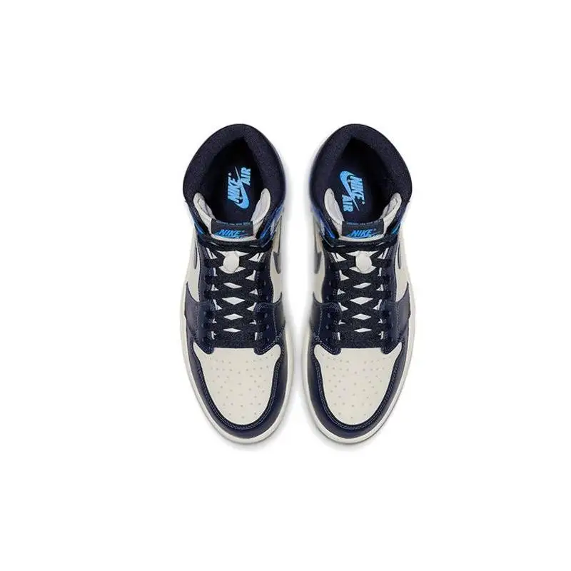 Кроссовки Nike Air Jordan 1 Retro High OG Оссидиан 555088 -140