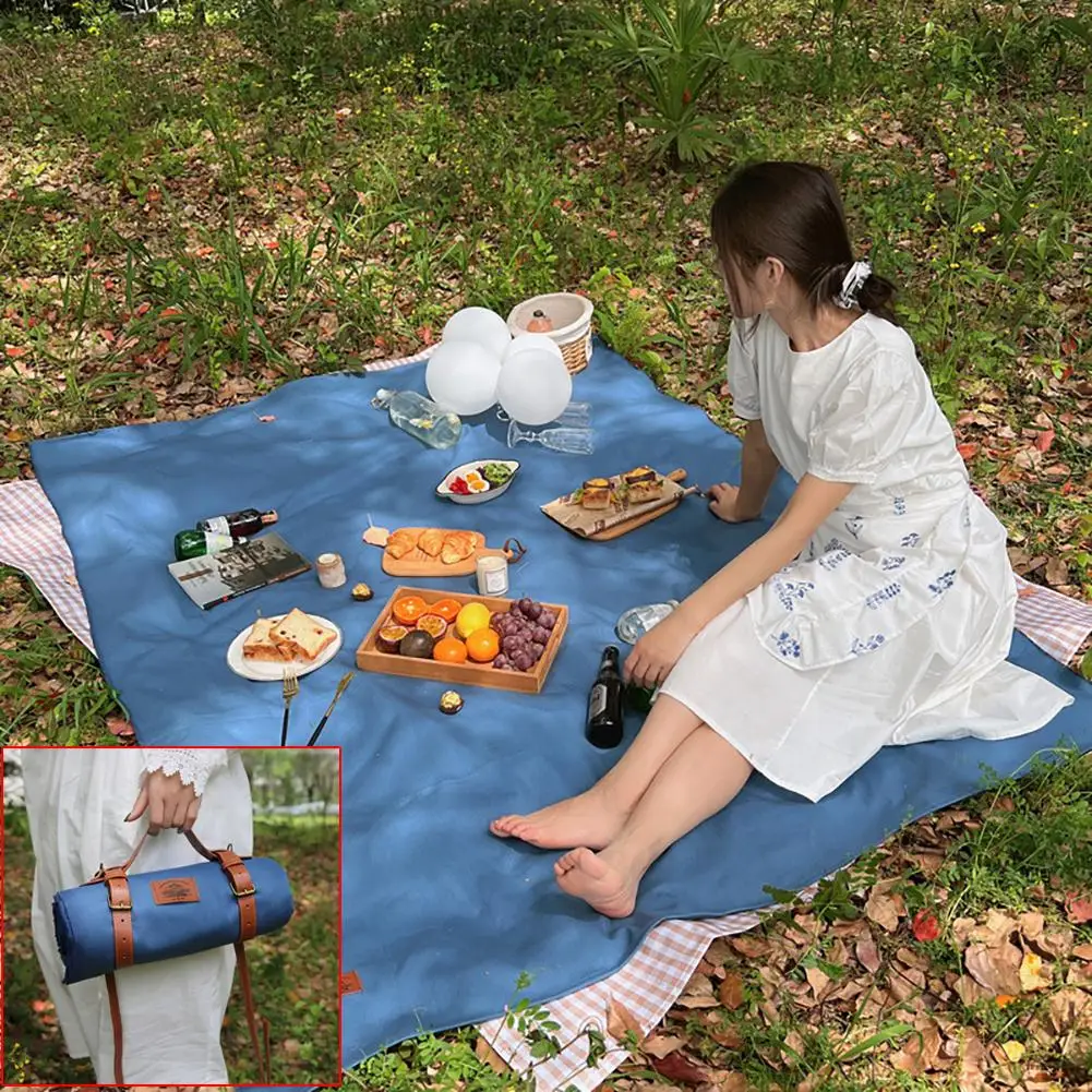 

1.5*1.5m Waterproof Outdoor Picnic Mat Portable Folding Blanket for Camping Picnic Hiking Sand Beach Mats Wet-proof Mat