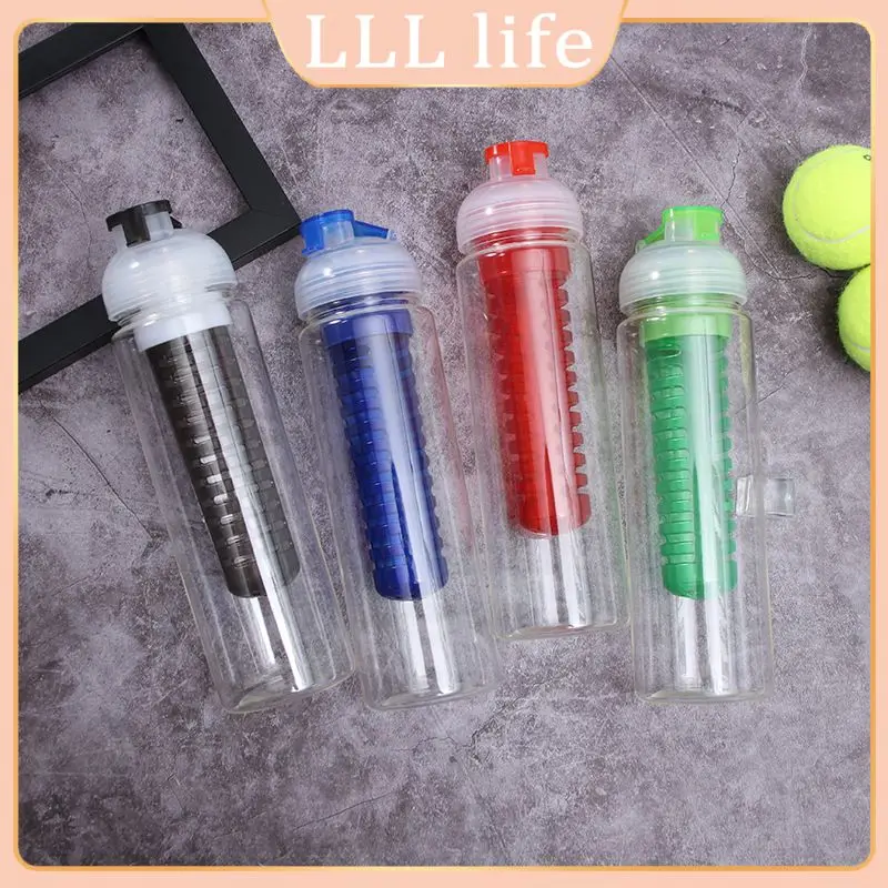 

Kitchen Accessories Fitness Sports Bottle Large Capacity Outdoor Water Bottle 700ml Gradient Color Plastic Water Cups Drinkware