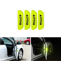 4pcsset car door stickers high quality car reflective tape warning mark open notice bicycle auto accessories exterior sticker