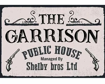 

Peaky Blinders, общественный дом, гарнизон в ретро винтажном стиле, металлический знак, мужская пещера, навес, подарок, Забавный Настенный декор