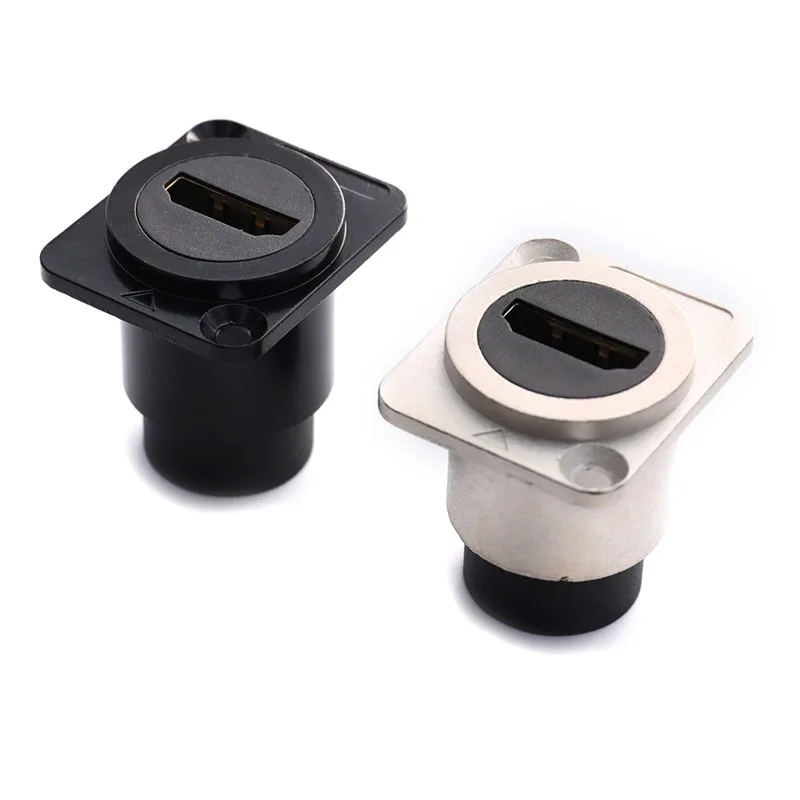 

D Type Chassis Connector D Female Socket Panel Mounted Connector HDMI-Compatible Cable Cord dropship suppliers