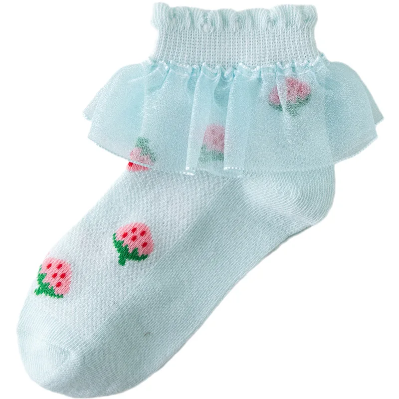 

Sokken Ademend Mesh Sokken Kinderen School Sokken Student Wit Blauw Geel Roze Sokken Maat