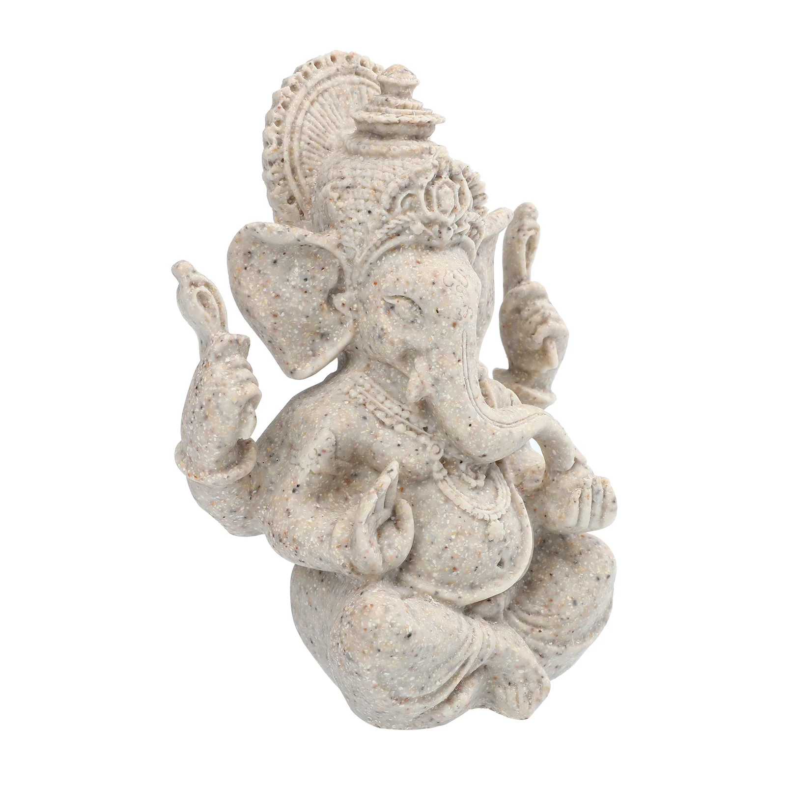 

Elephant God Statue Resin Elephant God Figurine Wealth Art Sculpture Decor