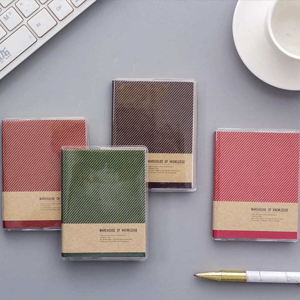 

Карманный блокнот формата А7, 4 шт., портативный блокнот для планирования, водонепроницаемый чехол для журнала, дневника, офиса, школы, канцел...