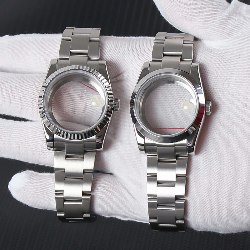 PORSTIER 36mm 39mm Oyster Watch NH35 Case for 28.5mm nh35 Dial nh36 4R35 4R36 7S26 Movement Sapphire Crystal 10ATM Mens Watches