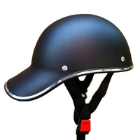 vintage lightweight baseball cap motorcycle helmet cafe racer motorbike helmets moto equipment for men women adult urban scooter