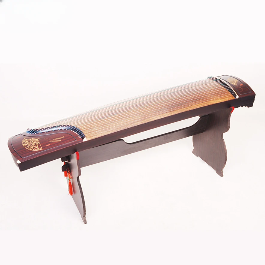 Китайская цитра 21-струнный инструмент из сандалового дерева Gu Zheng музыкальный