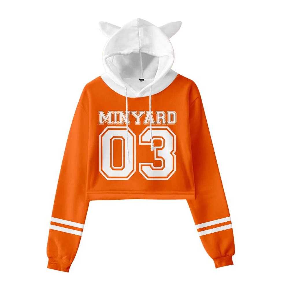 

The Foxhole Court 3D Women Sexy Cat Ear Hoodies Women Sweatshirt Cool Printed Kpop College Style Soft Fashion Girl Hoodies