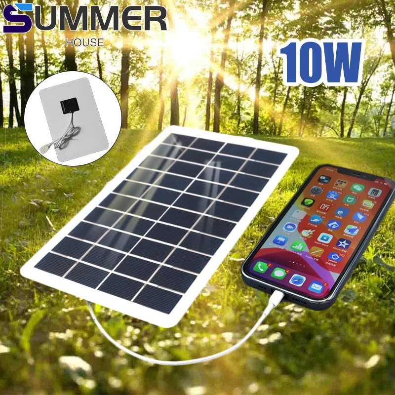 

1/2/3PCS Outdoor Solar Panel Charger 5V USB Output Waterproof Portable Sunpower Bank for Travel Hiking Camping DIy Solar Cells