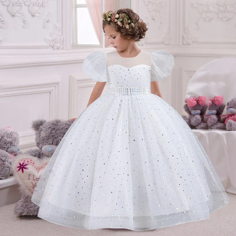 

Корейское свадебное платье для детей 3-10 лет, платье принцессы для выступлений, платье для торжественных случаев, лето 2023